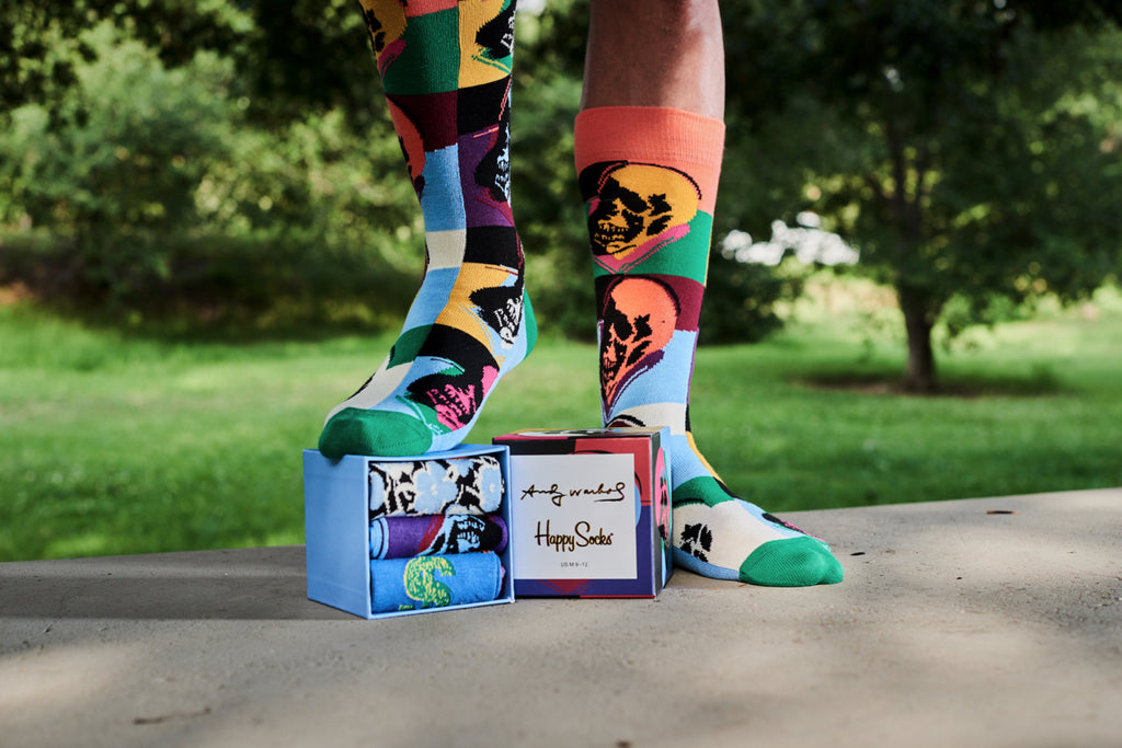 Summer 2019 Release Andy Warhol Sock Box Set by Happy Socks