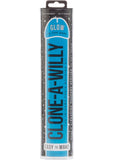 CLONE A WILLY AT HOME PENIS MOLDING KIT - GLOW IN THE DARK BLUE