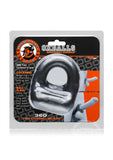Oxballs 360 2-Way Cock Ring and Ball Sling Silver