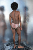 ANDREAS KRONTHALER X YASMINE ESLAMI ETIENNE SWIMMING TRUNKS MADRAS