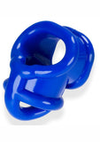 Oxballs Ballsling With Ballsplitter Cockring POLICE BLUE