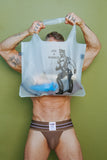 TOM OF FINLAND USE A RUBBER MILKY TRANSPARENT BAG BY LOQI