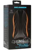 OptiMale Secondskyn Silicone Warming Stroker Vibrating Masturbator