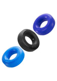 Hünkyjunk HUJ3 C-Rings 3 Each Per Pack Cobalt/Tar/T Blue
