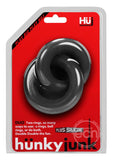 Hünkyjunk Duo Link Cockring/Ball Ring Black