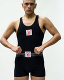 WALTER VAN BEIRENDONCK Jock Tank Black SS23