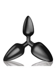 Triad 3 Way Smooth Butt Plug - Black