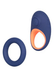 Link Up Verge Vibrating Cock Ring - Black/Orange