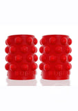 Bubbles Silicone Nipple Suckers - Red