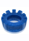 Cock-Lug Silicone Lugged Cock Ring - Marine Blue