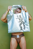 TOM OF FINLAND USE A RUBBER METALLIC BAG BY LOQI