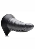 Creature Cocks Beastly Tapered Bumpy Silicone Dildo 8.25in - Silver/Black