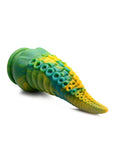 Creature Cocks Monstropus Tentacled Monster Silicone Dildo - Green/Yellow/Blue