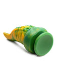 Creature Cocks Monstropus Tentacled Monster Silicone Dildo - Green/Yellow/Blue