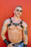 TOM OF FINLAND SUNGLASSES SILVER WITH BLACK LENSES