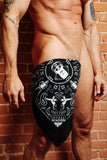 Tom of Finland Bandana by Peachy Kings Black