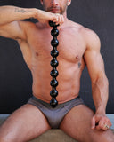 Hosed 19 Inch Beaded Thick Anal Snake