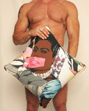 Mickalene Thomas Clarivel Centered Pillow for Henzel Studio