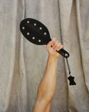 Rounded Paddle with Holes by Strict Leather