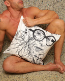 Robert Knoke Iris Apfel Pillow for Henzel Studio