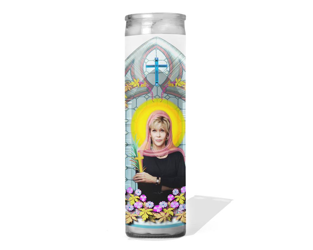 Frankie From Grace & Frankie Celebrity Prayer Candle