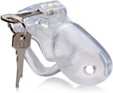 MASTER SERIES: Clear Captor Chastity Cage - Large