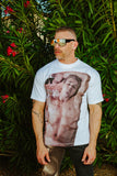 TOM OF FINLAND X HONEY FUCKING DIJON COLLAGE WHITE T-SHIRT