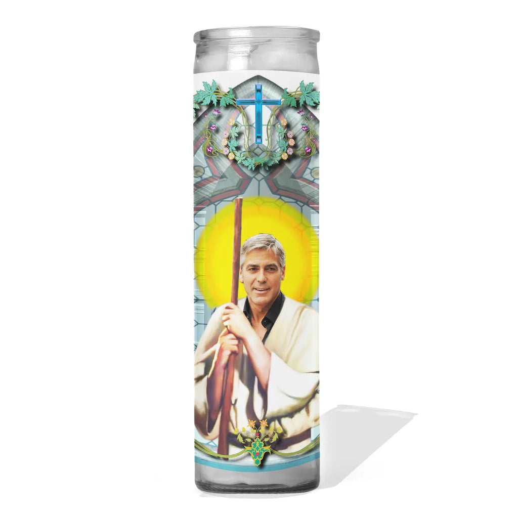 George Clooney Celebrity Prayer Candle