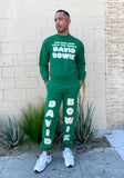 DAVID BOWIE THE MAN WHO SOLD SWEATPANTS BY WHOLE (GREEN)