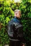 KEITH HARING LEATHER JACKET BY HONEY FUCKING DIJON SS22