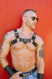 TOM OF FINLAND SUNGLASSES SILVER WITH BLACK LENSES