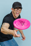 Tom of Finland Flying Cock Frisbee by Peachy Kings - HOT PINK