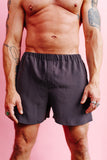 LUDOVIC DE SAINT SERNIN FW22 BOXER SHORTS DARK GREY