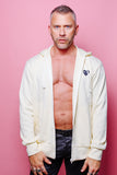 Comme des Garçons PLAY Hooded Sweatshirt with Big Hearts - Ivory