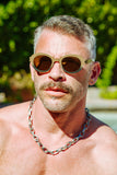 Bernhard Willhelm x Mykita - FOCUS Sunglasses raw Umber / Shiny Silver