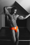 CELLBLOCK 13 TIGHT END JOCKSTRAP - ORANGE