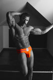 CELLBLOCK 13 TIGHT END JOCKSTRAP - ORANGE