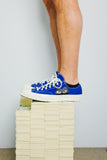 Comme Des Garçons Play Converse Half Heart Chuck 70 Low Sneakers (BLUE)