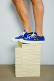 Comme Des Garçons Play Converse Half Heart Chuck 70 Low Sneakers (BLUE)