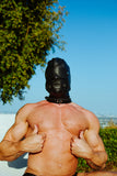 Premium Locking Slave Hood by Strict Leather