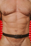 Comme des Garçons Brown Classic Leather Belt