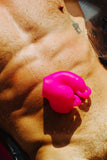 Oxballs Meatlocker Silicone Chastity - Pink Ice