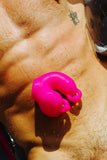 Oxballs Meatlocker Silicone Chastity - Pink Ice