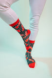 Clean It Socks by Henrik Vibskov - Red Gloves