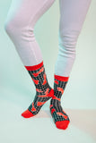 Clean It Socks by Henrik Vibskov - Red Gloves