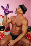 Oxballs The Dildo Glove Penetrator Pegger Claw Glove Silicone Purple
