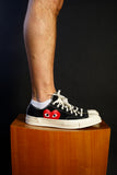 Comme Des Garçons Play Converse Single Heart Chuck Taylor All Star '70 Low Top (Black)