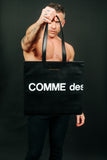 Comme des Garçons Huge Logo tote bag - black