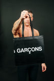 Comme des Garçons Huge Logo tote bag - black