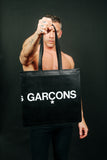 Comme des Garçons Huge Logo tote bag - black